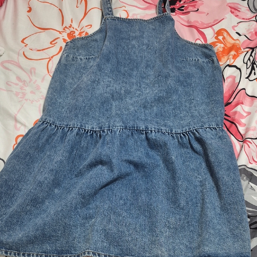 H&M Divided Denim Blue Dress Size Medium